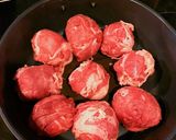 うちの正月の定番★肉まき卵作り方1写真