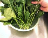 旦那の下拵え　ほうれん草作り方1写真