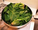 旦那の下拵え　ほうれん草作り方2写真