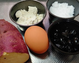 おせち⏹️黒豆とさつまいもの卵焼き作り方1写真