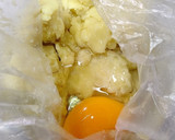 おせち⏹️黒豆とさつまいもの卵焼き作り方4写真