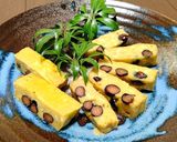 おせち⏹️黒豆とさつまいもの卵焼き作り方13写真