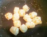 香ばしい豆焼き餅のけんちん汁風お雑煮作り方7写真