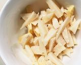 レンジお節材料消費ブロッコリー卵甘酢炒め作り方1写真