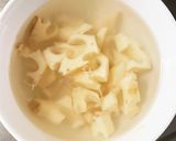 レンジお節材料消費ブロッコリー卵甘酢炒め作り方2写真