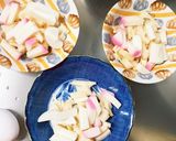 レンジお節材料消費ブロッコリー卵甘酢炒め作り方9写真