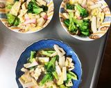 レンジお節材料消費ブロッコリー卵甘酢炒め作り方16写真