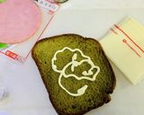牛(干支)オープンサンド♪作り方3写真