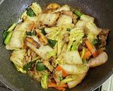白菜の甘辛味噌炒め作り方8写真