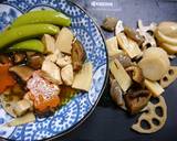 簡単お節！おひとり雑煮☆具雑煮作り方2写真