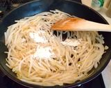 もやしと玉ねぎのクリームパスタ作り方4写真