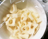 全てレンジお節材料消費柚子風味蓮根浅漬け作り方2写真