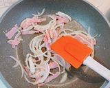 ☆ほうれん草とベーコンのクリームパスタ☆作り方3写真