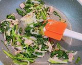 ☆ほうれん草とベーコンのクリームパスタ☆作り方4写真