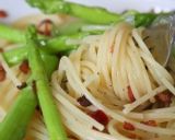 アスパラとカリカリベーコンのオイルパスタ作り方7写真