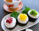 お弁当に★大人の生ハムおにぎり作り方9写真