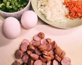 簡単！お袋の味♪大根の葉を使った焼き飯☆作り方1写真
