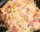 簡単！お袋の味♪大根の葉を使った焼き飯☆作り方5写真