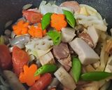 お節の残りで和風カレー作り方2写真