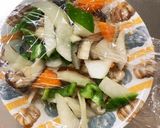 全てレンジチリソース炒め味大根青椒肉絲風作り方12写真