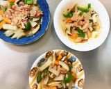全てレンジチリソース炒め味大根青椒肉絲風作り方15写真