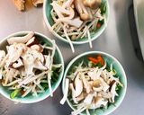豆腐バーグ&カルビクッパ豚こま乗ドーム蒸作り方11写真