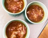 豆腐バーグ&カルビクッパ豚こま乗ドーム蒸作り方19写真