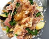 豆腐バーグ&カルビクッパ豚こま乗ドーム蒸作り方24写真
