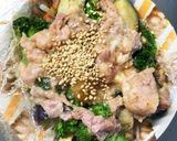 豆腐バーグ&カルビクッパ豚こま乗ドーム蒸作り方27写真
