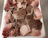 まぐろアラの唐揚げ。作り方1写真