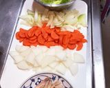 ローストチキンとレタスのスープ作り方1写真