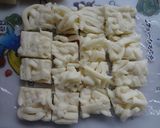 材料4つ★うどんで作る一口揚げパン風作り方1写真
