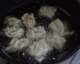 材料4つ★うどんで作る一口揚げパン風作り方2写真