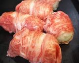 蒲焼きダレで、旨すぎ肉巻きお握り作り方2写真
