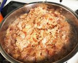 昆布と鰹の出汁を取ります。作り方3写真