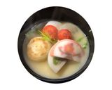 三日目の雑煮<鶏のお雑煮>作り方10写真