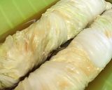 魚肉とチーズの白菜巻き作り方5写真