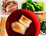 鴨とネギのお雑煮♪作り方1写真