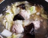 白菜と春雨肉団子のスープ作り方4写真