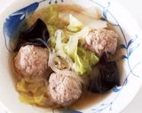 白菜と春雨肉団子のスープ作り方5写真