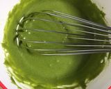 抹茶と小豆のシフォンケーキ(卵3個)作り方2写真