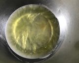 抹茶と小豆のシフォンケーキ(卵3個)作り方3写真