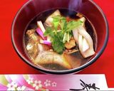 鴨とネギのお雑煮♪作り方8写真