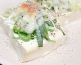 *お豆腐のネギマヨチーズ焼き*作り方3写真
