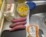 自宅で採れた栗で 甘露煮と 栗きんとん作り方1写真