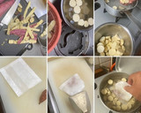 自宅で採れた栗で 甘露煮と 栗きんとん作り方2写真