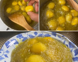 自宅で採れた栗で 甘露煮と 栗きんとん作り方11写真