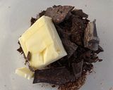 黒豆入りの濃厚チョコレートケーキ作り方1写真