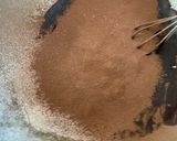 黒豆入りの濃厚チョコレートケーキ作り方2写真