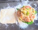 豆富のひき肉はさみ焼き作り方8写真